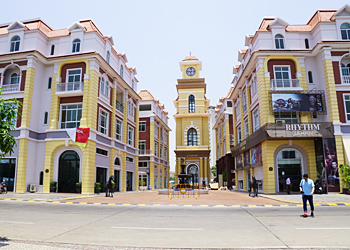 プノンペンの新街区「ダイヤモンドアイランド」の写真