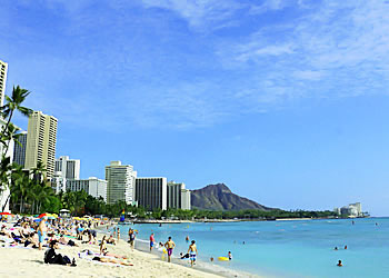 ハワイ不動産　エリア紹介 ワイキキビーチ写真