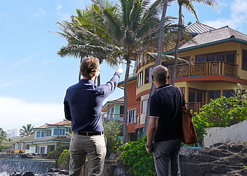 ハワイ不動産 物件視察ツアー風景写真