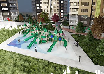 モンゴル不動産「マンダラ・ガーデン」プレイグラウンド・イメージ画像