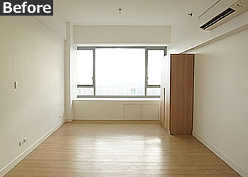 フィリピン不動産・内装実例・Before写真