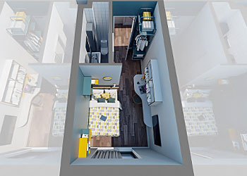 イギリス特選物件「VISTA」・En-Suite間取り図